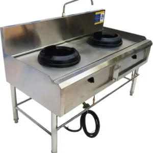 bếp ăn công nghiệp 2 họng đốt