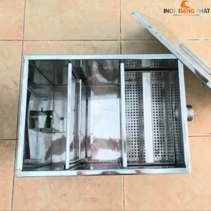 bẫy tách mỡ inox 50L